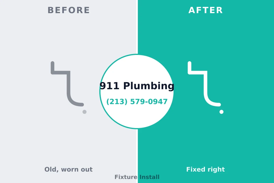 Before and after: plumbing repair Ordway, CO